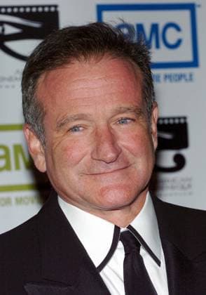CINEMATHEQUE GLOBE Nov. 11, 2004 - Beverly Hills, CALIFORNIA, USA - K40308FB.19TH ANNUAL AMERICAN CINEMATHEQUE AWARD.HONORS STEVE MARTIN, AT THE BEVERLY HILTON.HOTEL, BEVERLY HILLS, CA..11 12 2004. FITZROY BARRETT 2004.ROBIN WILLIAMS Copyright: xFitzroyxBarrettx