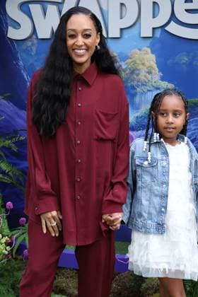 Premiere of Swapped LOS ANGELES, CALIFORNIA - APRIL 26: Tia Mowry at the Premiere of Netflix s Swapped at Netflix Tudum Theater on April 26, 2026 in Los Angeles, California. Credit: AdMedia EDITORIAL USE ONLY  Copyright: xx AdMediax admphotostwo984729