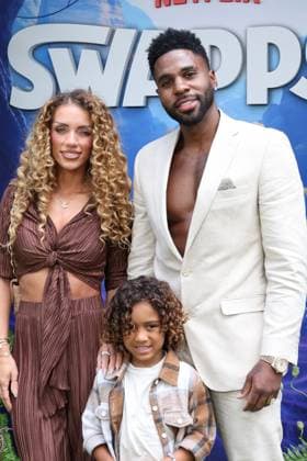 LOS ANGELES, CALIFORNIA - APRIL 26: Jena Frumes, Jason King Derulo and Jason Derulo at the Premiere of Netflix s Swapped at Netflix Tudum Theater on April 26, 2026 in Los Angeles, California. Copyright: xAdMediax MediaPunchx