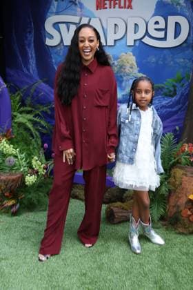 LOS ANGELES, CALIFORNIA - APRIL 26: Tia Mowry at the Premiere of Netflix s Swapped at Netflix Tudum Theater on April 26, 2026 in Los Angeles, California. Copyright: xAdMediax MediaPunchx