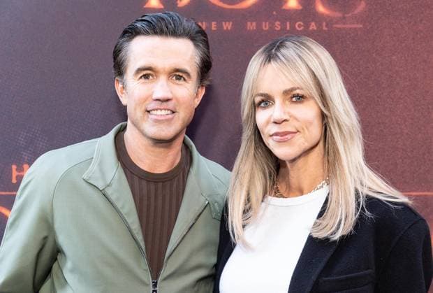 April 26, 2026, Bronx, New York, USA: Rob McElhenney and Kaitlin Olson attend Lost Boys opening night on Broadway at Palace Theatre in New York, NY on April 26, 2026. Bronx USA  - ZUMAr339 20260426_znp_r339_102 Copyright: xLevxRadinx