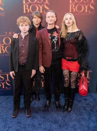 April 26, 2026, Bronx, New York, USA: Gideon Burtka-Harris, David Burtka, Neil Patrick Harris and Harper Grace Burtka-Harris attend Lost Boys opening night on Broadway at Palace Theatre in New York, NY on April 26, 2026. Bronx USA - ZUMAr339 20260426_znp_r339_121 Copyright: xLevxRadinx