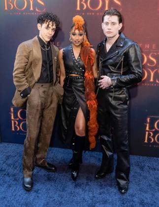 April 26, 2026, Bronx, New York, USA: Ali Louis Bourzgui, Maria Wirries and LJ Benet attend Lost Boys opening night on Broadway at Palace Theatre in New York, NY on April 26, 2026. Bronx USA  - ZUMAr339 20260426_znp_r339_069 Copyright: xLevxRadinx