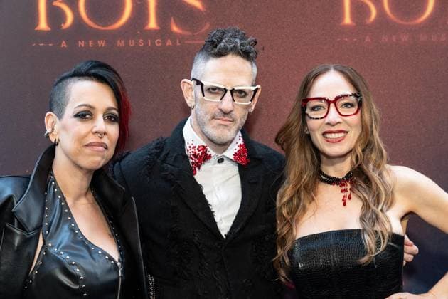 April 26, 2026, Bronx, New York, USA: AG, Gabriel Mann, Kyler England attend Lost Boys opening night on Broadway at Palace Theatre in New York, NY on April 26, 2026. Bronx USA  - ZUMAr339 20260426_znp_r339_076 Copyright: xLevxRadinx