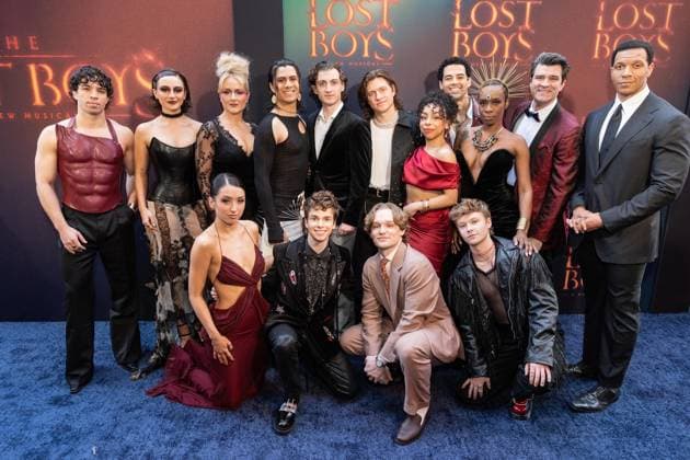April 26, 2026, Bronx, New York, USA: Cast members of ensemble attend Lost Boys opening night on Broadway at Palace Theatre in New York, NY on April 26, 2026. Bronx USA  - ZUMAr339 20260426_znp_r339_024 Copyright: xLevxRadinx