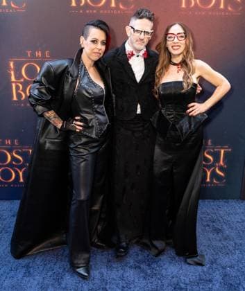 April 26, 2026, Bronx, New York, USA: AG, Gabriel Mann, Kyler England attend Lost Boys opening night on Broadway at Palace Theatre in New York, NY on April 26, 2026. Bronx USA - ZUMAr339 20260426_znp_r339_075 Copyright: xLevxRadinx