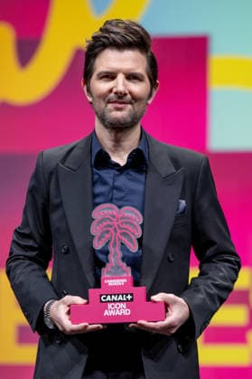 Canneseries 2026 Adam Scott a lhonneur Adam Scott receives the Canal Icon award during a ceremony at the 9th Canneseries International Festival in Cannes, France on April 26, 2026 Photo by Loran Mafar Starface 455415 2026 04 26 Cannes Fidji Scott, Adam  Copyright: xLoranxMafarx xStarfacex STAR_455415_002