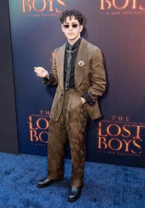 April 26, 2026, Bronx, New York, USA: Ali Louis Bourzgui attends Lost Boys opening night on Broadway at Palace Theatre in New York, NY on April 26, 2026. Bronx USA - ZUMAr339 20260426_znp_r339_030 Copyright: xLevxRadinx