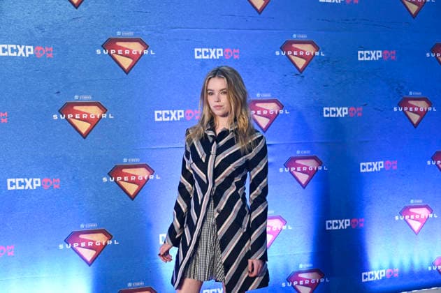 Supergirl Photocall in Mexico City Actress Milly Alcock poses for photos during the Supergirl photocall as part of the pop culture festival CCXP Comic Con Experience at Centro Banamex on April 26, 2026 in Mexico City, Mexico. (Photo by Carlos Tischler Eyepix Group) Copyright: xCarlosxTischler xEyepixxGroupx CT_26042026_182435