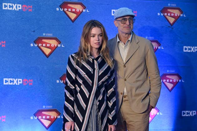 Supergirl Photocall in Mexico City Actress Milly Alcock and Director Craig Gillespie pose for photos during the Supergirl photocall as part of the pop culture festival CCXP Comic Con Experience at Centro Banamex on April 26, 2026 in Mexico City, Mexico. (Photo by Carlos Tischler Eyepix Group) Copyright: xCarlosxTischler xEyepixxGroupx CT_26042026_182452