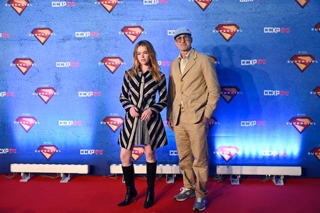 Supergirl Photocall in Mexico City Actress Milly Alcock and Director Craig Gillespie pose for photos during the Supergirl photocall as part of the pop culture festival CCXP Comic Con Experience at Centro Banamex on April 26, 2026 in Mexico City, Mexico. (Photo by Carlos Tischler Eyepix Group) Copyright: xCarlosxTischler xEyepixxGroupx CT_26042026_182448