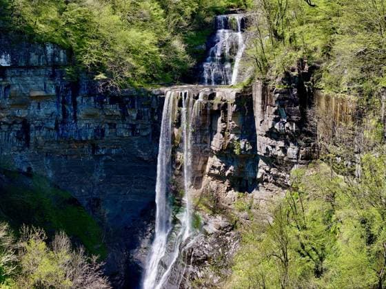 Kabaceviz waterfalls of Turkiye s Samsun SAMSUN, TURKIYE - APRIL 26 : A general view of Kabaceviz waterfalls during spring season in Carsamba district of Samsun, Turkiye on April 26, 2026. Batuhan Disbudak Anadolu Samsun Turkey. Editorial use only. Please get in touch for any other usage.  Copyright: x2026xAnadoluxBatuhanxDisbudakx