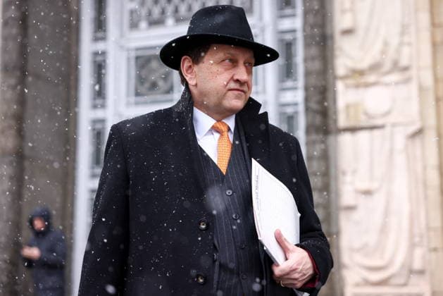 RUSSIA, MOSCOW - APRIL 27, 2026: German Ambassador to Russia Alexander Graf Lambsdorff is seen outside the offices of the Russian Foreign Ministry Moscow Russia  - ZUMAt113 20260427_zaa_t113_149 Copyright: xArtyomxGeodakyanx