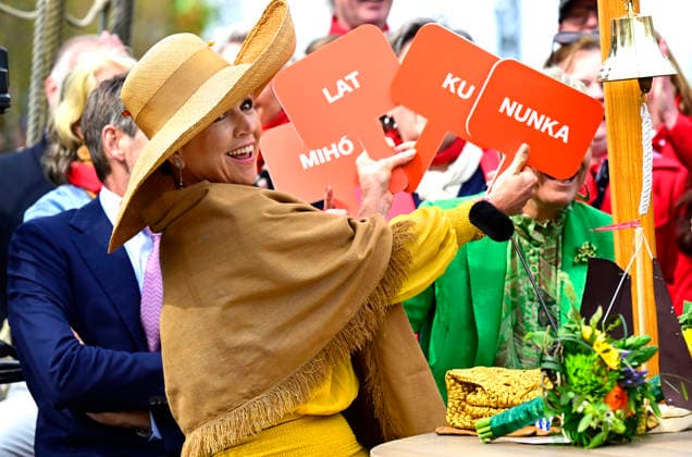 27-04-2026 Koningsdag Queen Maxima during Kingsday in Dokkum, Friesland Â  Copyright: xPPEx