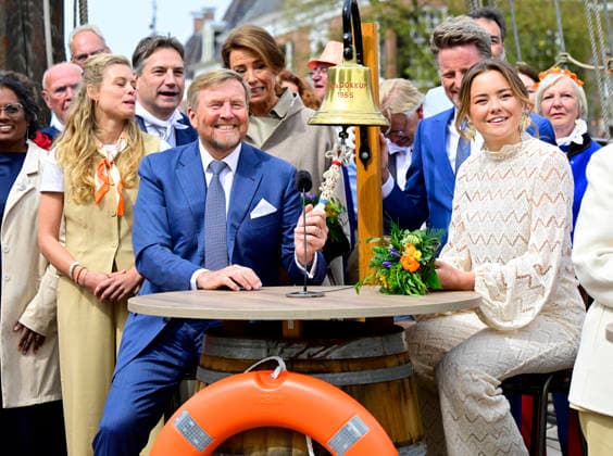 27-04-2026 Koningsdag King Willem-Alexander and Princess Ariane during Kingsday in Dokkum, Friesland Â  Copyright: xPPEx