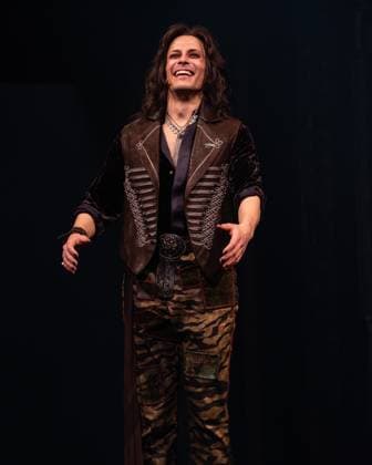 Brian Flores on stage for THE LOST BOYS Opening Night Curtain Call on Broadway, Palace Theatre, New York, NY, April 26, 2026. Photo By: Simon Lindenblatt Everett Collection THE LOST BOYS Opening Night Curtain Call on Broadway 
