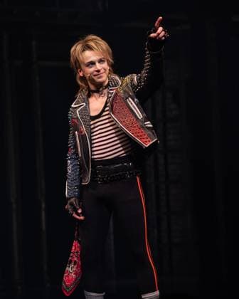 Sean Grandillo on stage for THE LOST BOYS Opening Night Curtain Call on Broadway, Palace Theatre, New York, NY, April 26, 2026. Photo By: Simon Lindenblatt Everett Collection THE LOST BOYS Opening Night Curtain Call on Broadway 