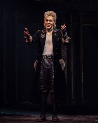 Ali Louis Bourzgui on stage for THE LOST BOYS Opening Night Curtain Call on Broadway, Palace Theatre, New York, NY, April 26, 2026. Photo By: Simon Lindenblatt Everett Collection THE LOST BOYS Opening Night Curtain Call on Broadway 