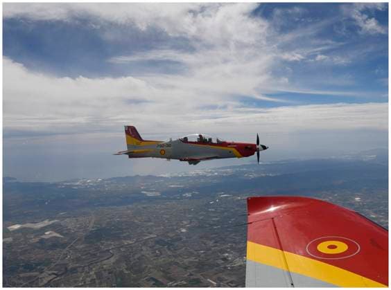 Princess Leonor of Borbon during first solo flight at the Air Force Academy in San Javier, Murcia on 27 April 2026 Cordon Press 