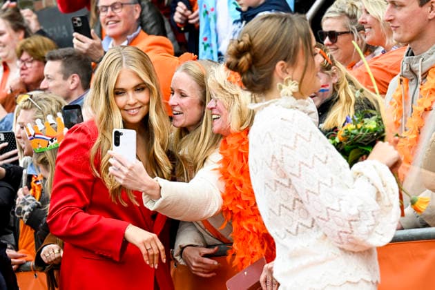 27-04-2026 Koningsdag Dutch royal family during Kingsday in Dokkum, Friesland Princess Amalia Â  Copyright: xPPEx