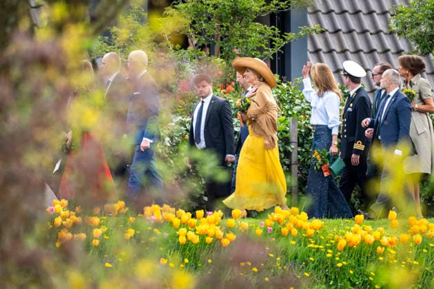 Koningin Maxima in Dokkum DOKKUM - Koningsdag wordt in Dokkum in Friesland gevierd door de Koninklijke familie. Credit : Frank van Beek CC Dokkum Nederland  Copyright: xx FrankxvanxBeekx xCCx