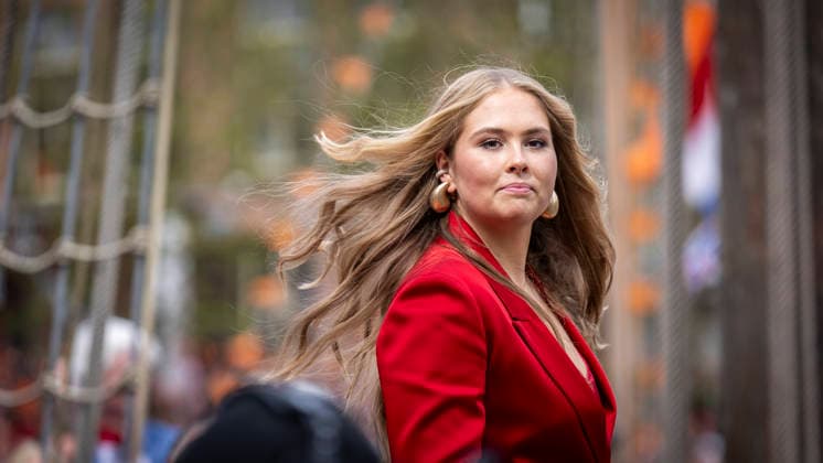 Prinses Amalia tijdens Koniningsdag in Dokkum DOKKUM - Koningsdag wordt in Dokkum in Friesland gevierd door de Koninklijke familie. Credit : Frank van Beek CC Dokkum Nederland  Copyright: xx FrankxvanxBeekx xCCx