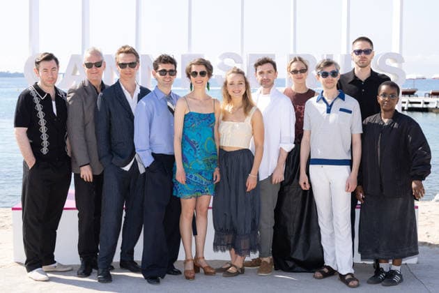 This Is Not A Murder Mystery Photocall - The 9th Canneseries International Festival Pierre Gervais, Stephen Tompkinson, Aoibhinn McGinnity, Lauren Versnick, Inaki Mur, Frank Bourke, Regina Bikkinina, Brendan O’Rourke, Mike Hoffman, Florence Hall, Jonathan Delaney Tynan, Geert Van Rampelberg, Donna Banya, Hans Herbots, Matthias Lebeer attend the This Is Not A Murder Mystery Photocall at the 9th Canneseries International Festival at Plage Du Majestic on April 27, 2026 in Cannes, France Photo by Shootpix ABACAPRESS.COM Cannes France Copyright: xShootpix ABACAx
