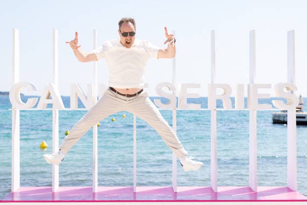 The 9th Canneseries International Festival - SUMMER OF 1985 Photocall Linus Rogsgard, Amy Deasismont, Bjorn Stein attends the SUMMER OF 1985 Photocall at the 9th Canneseries International Festival at Plage Du Majestic on April 27, 2026 in Cannes, France. Photo by ShootPix ABACAPRESS.COM Cannes France  Copyright: xShootpix ABACAx