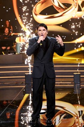 April 25, 2026, Rome, Rome, Italy: April 25, 2026, Rome. Rai 1, television program Canzonissima. Pictured: Sal da Vinci - Rome, Italy 25 April 2026 Rome Italy  - ZUMAa289 20260425_zia_a289_260 Copyright: xMariaxLauraxAntonellix