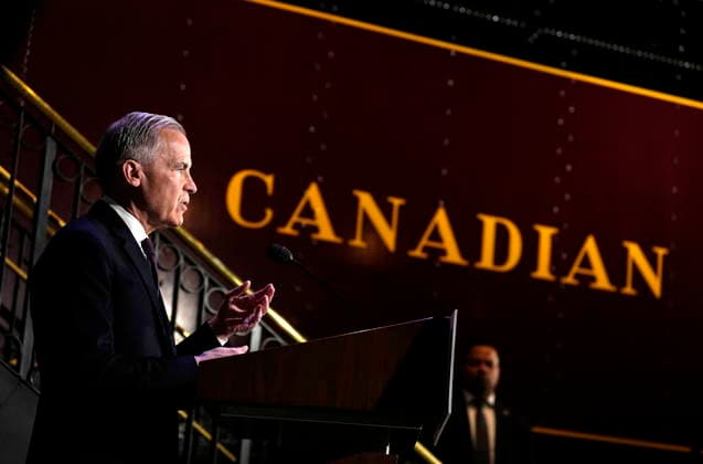 April 27, 2026, Ottawa, On, CANADA: Le premier ministre Mark Carney fait une annonce concernant le Fonds pour un Canada fort, le premier fonds souverain du Canada, au Muso e des sciences et de la technologie du Canada o Ottawa, le lundiÃ‚ 27Ã‚ avril 2026. LA PRESSE CANADIENNE Ottawa CANADA  - ZUMAc35_ 20260427_zaf_c35_027 Copyright: xJustinxTangx