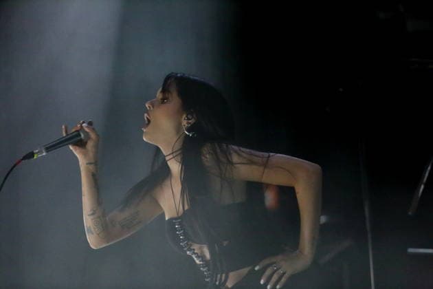Maggie Lindemann bei einem Konzert im Hole 44 in Berlin, 27. April 2026. Maggie Lindemann Konzert Berlin