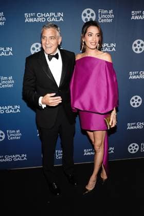 George Clooney, Amal Clooney at arrivals for Film at Lincoln Center 51st Chaplin Award Gala, Alice Tully Hall at Lincoln Center, New York, NY, April 27, 2026. Photo By: Kristin Callahan Everett Collection Film at Lincoln Center 51st Chaplin Award Gala PUBLICATIONXNOTxINxCANxCHNxFRAxITAxJPNxNORxPOLxRUSxESPxUKxUSA