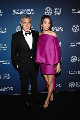 George Clooney, Amal Clooney at arrivals for Film at Lincoln Center 51st Chaplin Award Gala, Alice Tully Hall at Lincoln Center, New York, NY, April 27, 2026. Photo By: Kristin Callahan Everett Collection Film at Lincoln Center 51st Chaplin Award Gala PUBLICATIONXNOTxINxCANxCHNxFRAxITAxJPNxNORxPOLxRUSxESPxUKxUSA