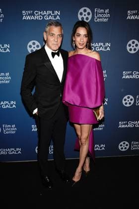 George Clooney, Amal Clooney at arrivals for Film at Lincoln Center 51st Chaplin Award Gala, Alice Tully Hall at Lincoln Center, New York, NY, April 27, 2026. Photo By: Kristin Callahan Everett Collection Film at Lincoln Center 51st Chaplin Award Gala PUBLICATIONXNOTxINxCANxCHNxFRAxITAxJPNxNORxPOLxRUSxESPxUKxUSA