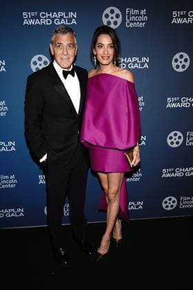 George Clooney, Amal Clooney at arrivals for Film at Lincoln Center 51st Chaplin Award Gala, Alice Tully Hall at Lincoln Center, New York, NY, April 27, 2026. Photo By: Kristin Callahan Everett Collection Film at Lincoln Center 51st Chaplin Award Gala PUBLICATIONXNOTxINxCANxCHNxFRAxITAxJPNxNORxPOLxRUSxESPxUKxUSA