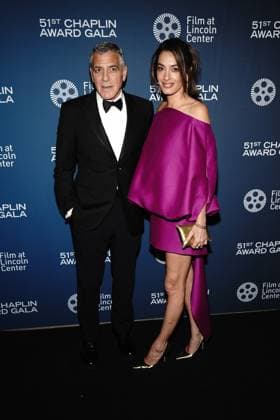 George Clooney, Amal Clooney at arrivals for Film at Lincoln Center 51st Chaplin Award Gala, Alice Tully Hall at Lincoln Center, New York, NY, April 27, 2026. Photo By: Kristin Callahan Everett Collection Film at Lincoln Center 51st Chaplin Award Gala PUBLICATIONXNOTxINxCANxCHNxFRAxITAxJPNxNORxPOLxRUSxESPxUKxUSA