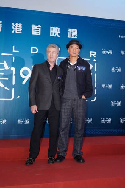 HONG KONG, CHINA - APRIL 27: Actor Aidan Gillen (L) and actor Daniel Wu attend the global press conference of film Cold War 1994 on April 27, 2026 in Hong Kong, China.  Copyright: xVCGx 111637732318