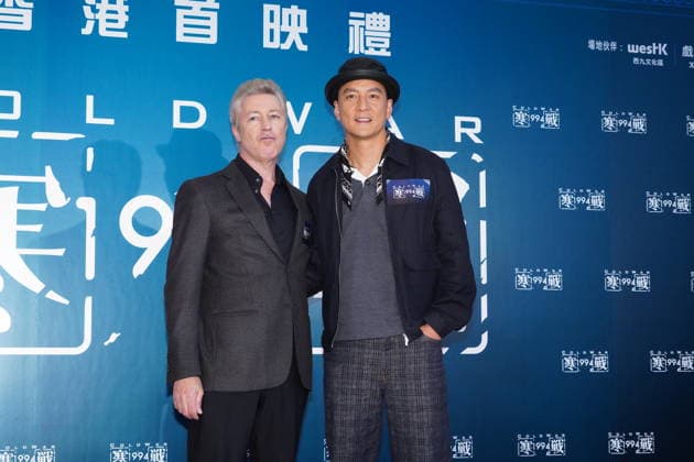 HONG KONG, CHINA - APRIL 27: Actor Aidan Gillen (L) and actor Daniel Wu attend the global press conference of film Cold War 1994 on April 27, 2026 in Hong Kong, China.  Copyright: xVCGx 111637732315