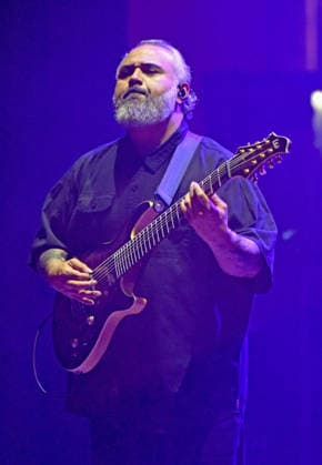 April 27, 2026, Atlanta, Georgia, USA: Javier Reyes of Animals as Leaders open for SatchVai Band at Atlanta Symphony Hall, Atlanta, Georgia 4-27-26 Atlanta USA  - ZUMAs380 20260427_zep_s380_091 Copyright: xDerekxStormx