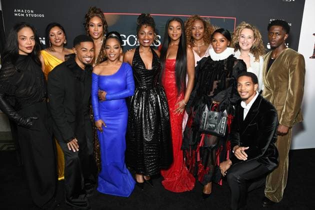 Tessa Thompson, Kishori Rajan, Justen Ross, Vivica A. Fox, Kara Young, Mallori Johnson, Erika Alexander, Janelle Monae, Riva Marker, Xavier Mills, Josiah Cross at arrivals for IS GOD IS Premiere, Brooklyn Academy of Music (BAM) Rose Cinema, New York, NY, April 27, 2026. Photo By: Quoin Pics Everett Collection IS GOD IS Premiere PUBLICATIONXNOTxINxCANxCHNxFRAxITAxJPNxNORxPOLxRUSxESPxUKxUSA