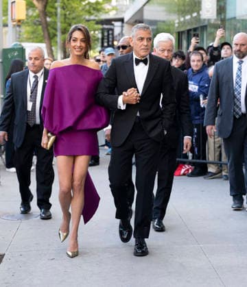 April 27, 2026, New York, Ny, United States: Amal Clooney and George Clooney attend the 51st Annual Chaplin Award Honoring George Clooney. Held at Alice Tully Hall at Lincoln Center in New York. Zuma Press April 27, 2026. New York United States  - ZUMAp281 20260427_zea_p281_019 Copyright: xPhotoxImagexPressx