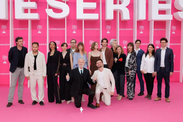 Pink Carpet - The 9th Canneseries International Festival - Day 5 Lannick Gautry, Youcef Agal, Philypa Phoenix, Francis Huster, Zoï Severin, Erika Sainte, Alex Doux attend the Day Five of the 9th Canneseries International Festival on April 27, 2026 in Cannes, France. Photo by ShootPix ABACAPRESS.COM Cannes France  Copyright: xShootpix ABACAx