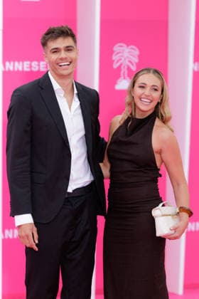 Pink Carpet - The 9th Canneseries International Festival - Day 5 Aimie Perino and Pablo Brimeux attend the Day Five of the 9th Canneseries International Festival on April 27, 2026 in Cannes, France. Photo by ShootPix ABACAPRESS.COM Cannes France  Copyright: xShootpix ABACAx