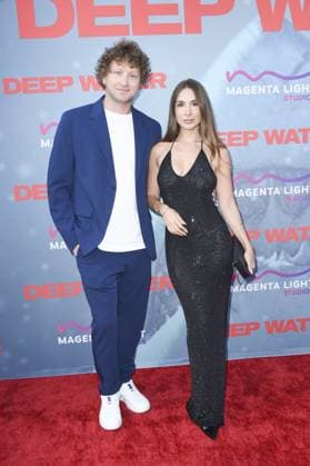 Andrii Shatyrko, Kateryna Noha at arrivals for DEEP WATER Premiere, Paramount Theater, Los Angeles, CA, April 27, 2026. Photo By: Elizabeth Goodenough Everett Collection DEEP WATER Premiere PUBLICATIONXNOTxINxCANxCHNxFRAxITAxJPNxNORxPOLxRUSxESPxUKxUSA