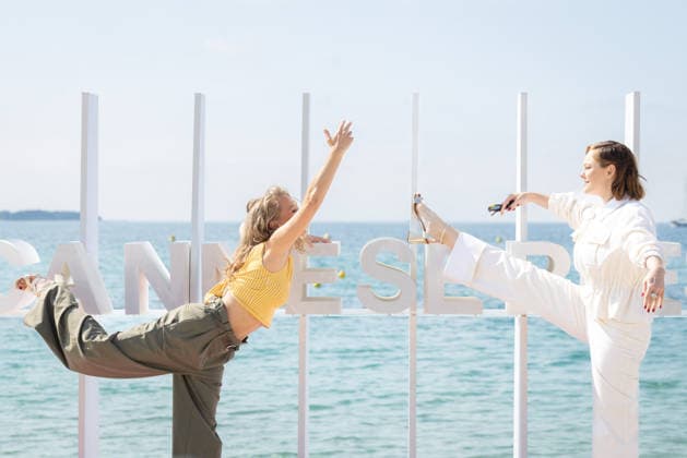 9th Canneseries - L’Or Bleu Photocall Déborah Krey, Barbara Probst attend the photocall of ‘L’OR BLEU’ during the 9th Canneseries International Festival at Plage Du Majestic on April 28, 2026 in Cannes, France. Photo by ShootPix ABACAPRESS.COM Cannes France  Copyright: xShootpix ABACAx