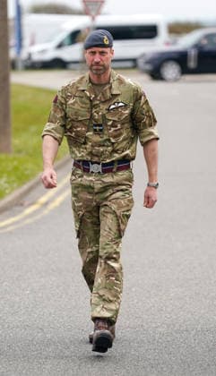 . 28 04 2026. Anglesey, United Kingdom. Prince William during a visit to RAF Valley on the island of Anglesey in Wales, United Kingdom.  xPoolx xi-Imagesx IIM-26741-0002
