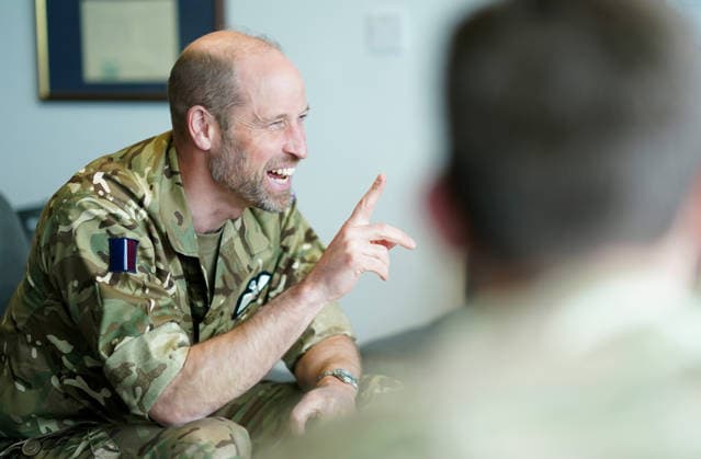 . 28 04 2026. Anglesey, United Kingdom. Prince William during a visit to RAF Valley on the island of Anglesey in Wales, United Kingdom.  xPoolx xi-Imagesx IIM-26741-0024