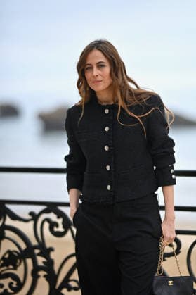 Chanel Cruise Show Photocall - Biarritz Anne Berest attending photocall of the Chanel Cruise 2026-2027 fashion show at Casino Municipal in Biarritz, France on April 28, 2026. Photo by Franck Castel ABACAPRESS.COM Biarritz Nouvelle-Aquitaine France  Copyright: xCastelxFranck ABACAx