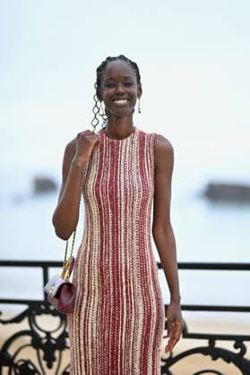 Chanel Cruise Show Photocall - Biarritz Ramata-Toulaye Sy attending photocall of the Chanel Cruise 2026-2027 fashion show at Casino Municipal in Biarritz, France on April 28, 2026. Photo by Franck Castel ABACAPRESS.COM Biarritz Nouvelle-Aquitaine France  Copyright: xCastelxFranck ABACAx