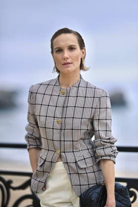 Chanel Cruise Show Photocall - Biarritz Ana Girardot attending photocall of the Chanel Cruise 2026-2027 fashion show at Casino Municipal in Biarritz, France on April 28, 2026. Photo by Franck Castel ABACAPRESS.COM Biarritz Nouvelle-Aquitaine France  Copyright: xCastelxFranck ABACAx